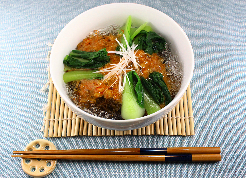 汁なし担々麺(もずく入り)