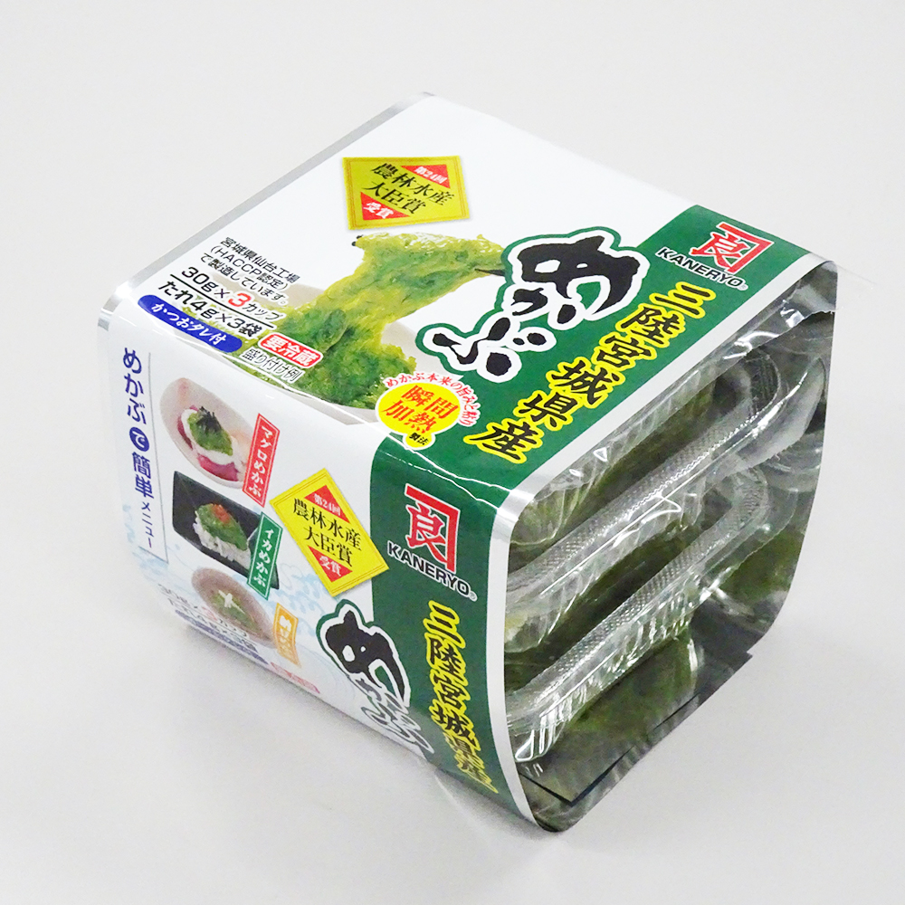 三陸宮城県産めかぶ かつおタレ付 (農林水産大臣賞受賞)