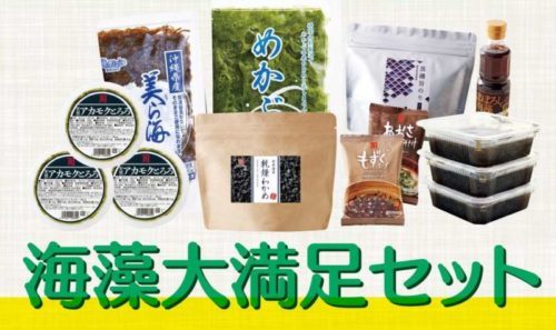 人気商品8種類をお届け！海藻大満足セット（定期コース）のご紹介