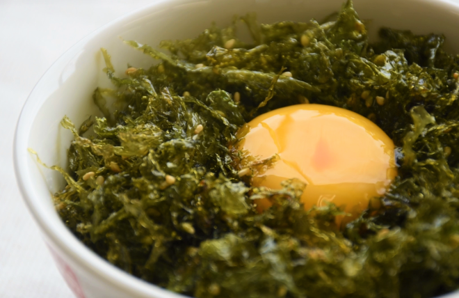 ぶっかけ有明海苔のたまごかけご飯