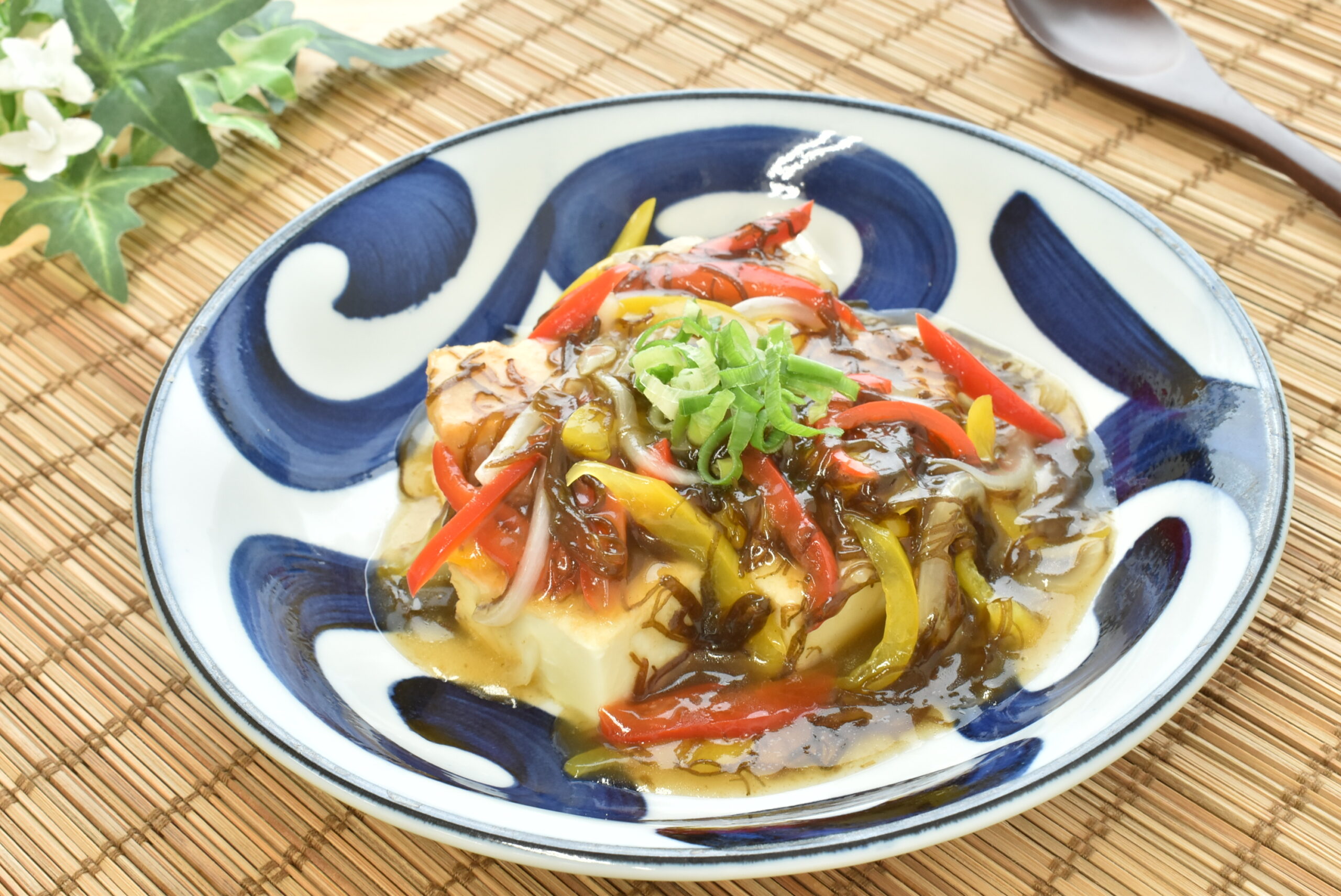 厚揚げのもずく酢あんかけ | カネリョウメディア