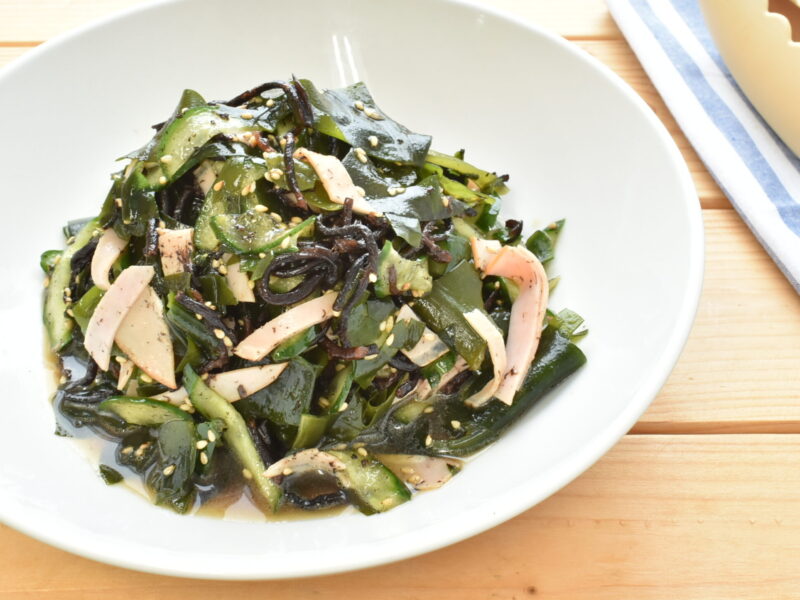 わかめとひじきの海藻ナムル