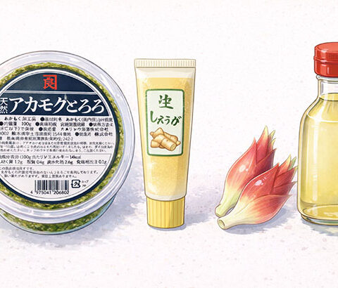 テレビで話題!「アカモク+生姜+ミョウガ+酢」が手軽かつ最強と呼ばれる理由を徹底解説