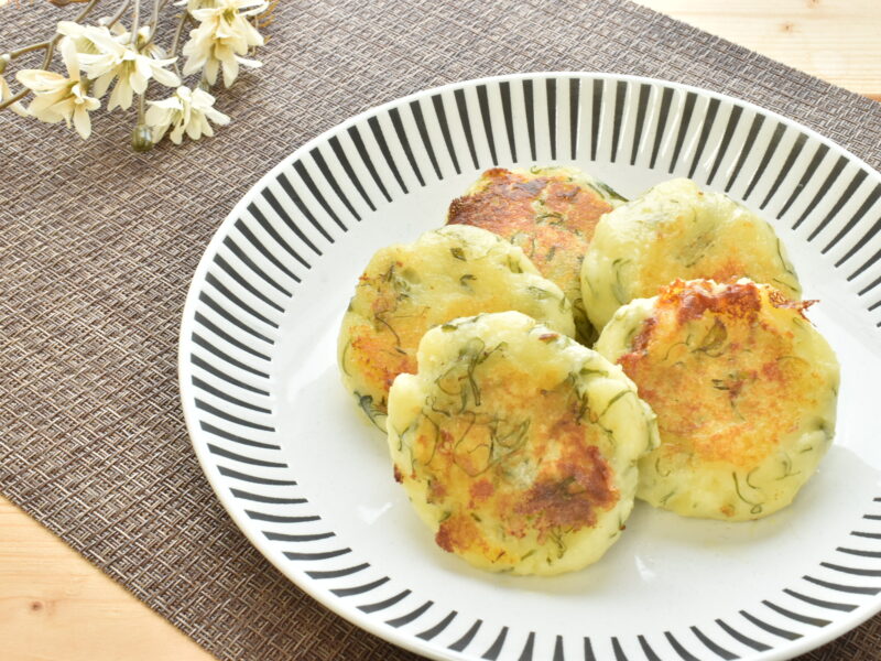 めかぶのチーズいももち