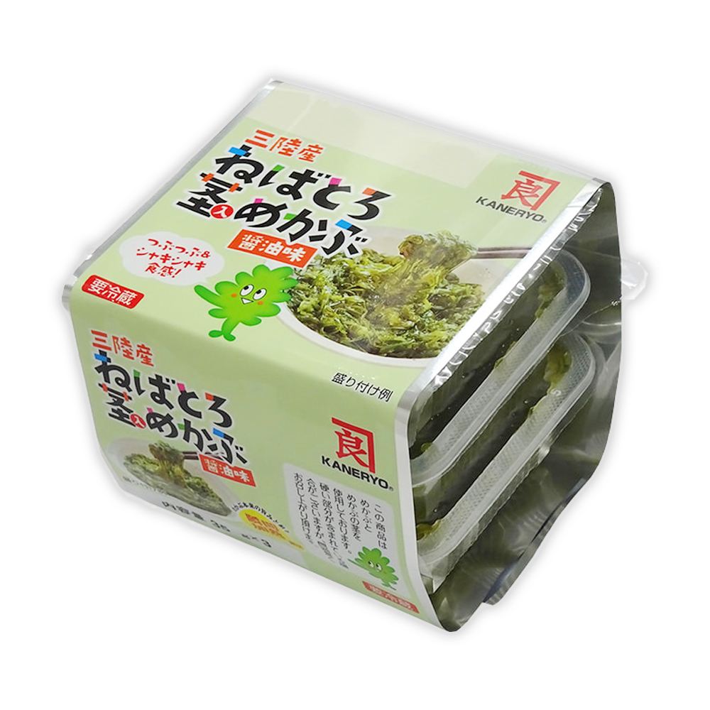 三陸産ネバとろ茎入　醤油味めかぶ