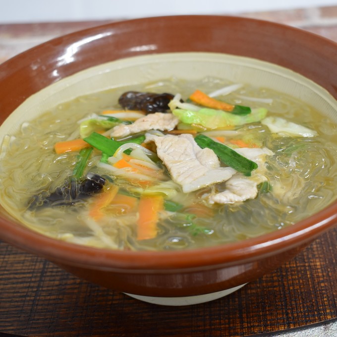 糖質ゼロ！海藻麺ちゅるりんで作るタンメン